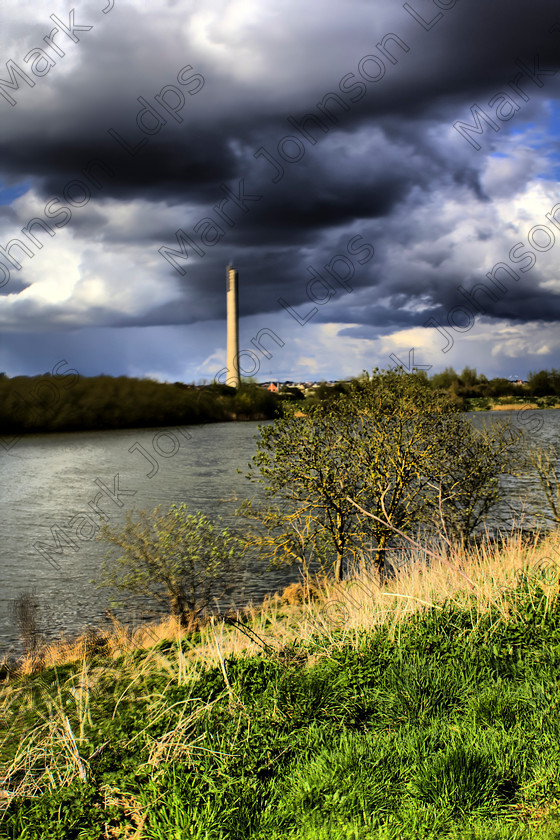 PrfdHDR MG 5548 
 in HDR, Express lift tower can be seen on the far bank 
 Keywords: HDR, Water, cloudy, express lift, green, lake, nature, resevoir, storm clouds, tower, wild grass, wildlife